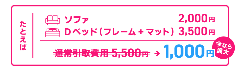 今なら最大1000円