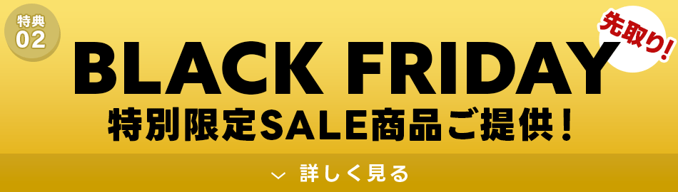 先取り!ブラックフライデー